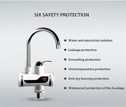 Instant Hot Water Tap | Electric Geyser for Bathroom and Kitchen Basin